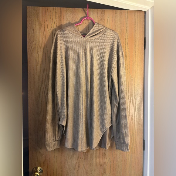 Amazon Tan Ribbed Jumpsuit Set - Picture 2 of 8